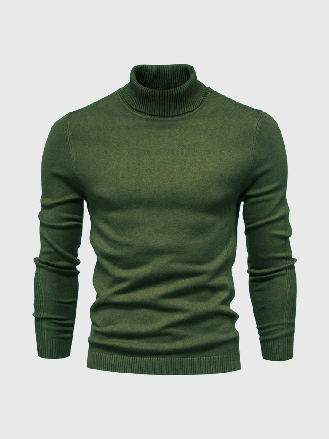 Men's roll-neck sweater with a timeless design