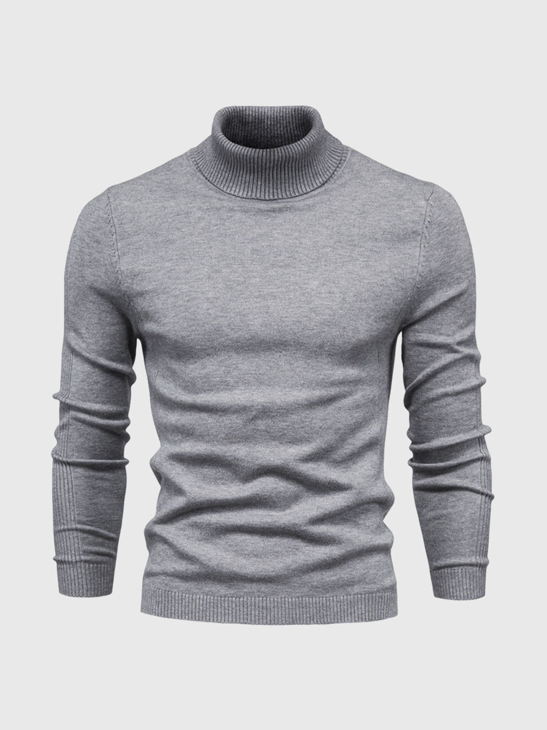 Men's roll-neck sweater with a timeless design