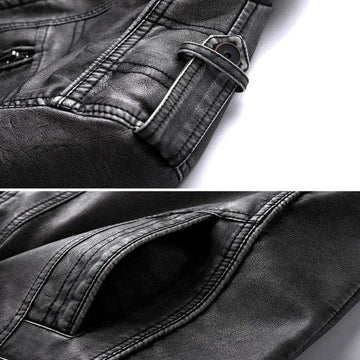 Men's jacket with classic cut and zipper