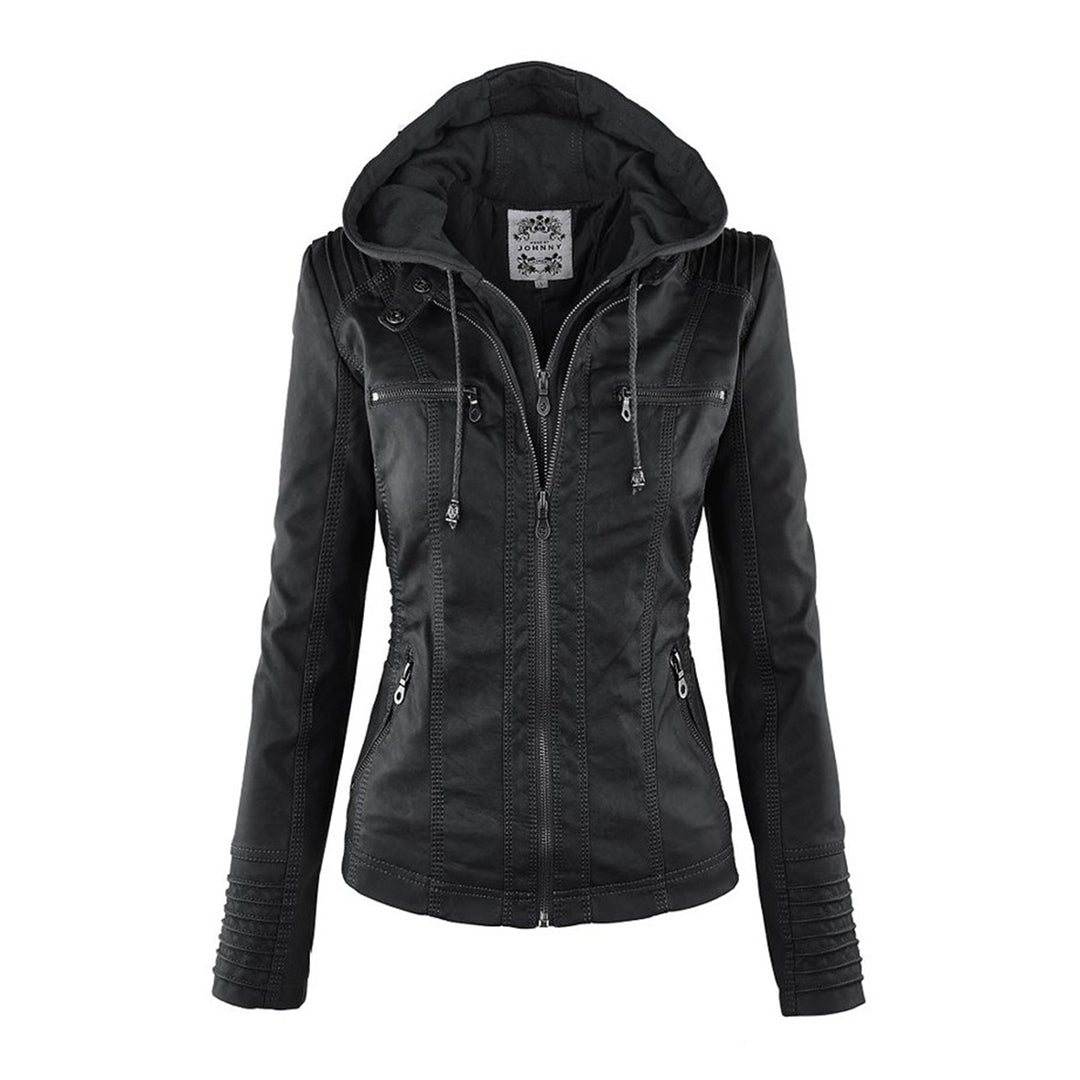 Women's hooded jacket in a weatherproof design 