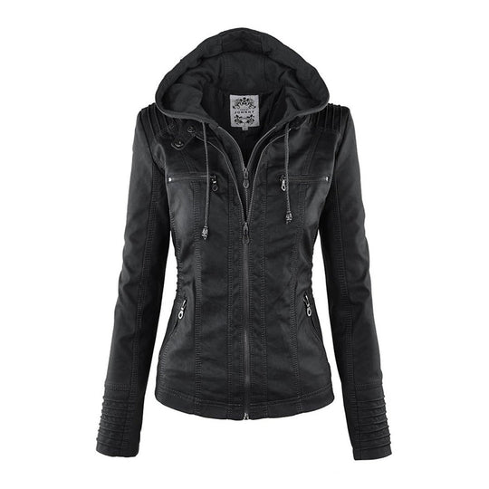 Women's hooded jacket in a weatherproof design 