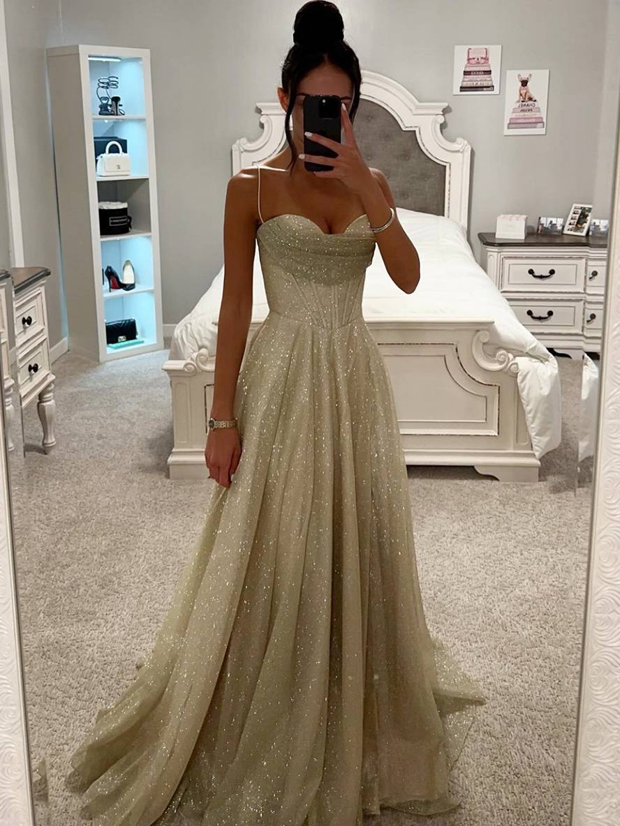 Women's Maxi Dress with Shiny Fabric and Backless Design