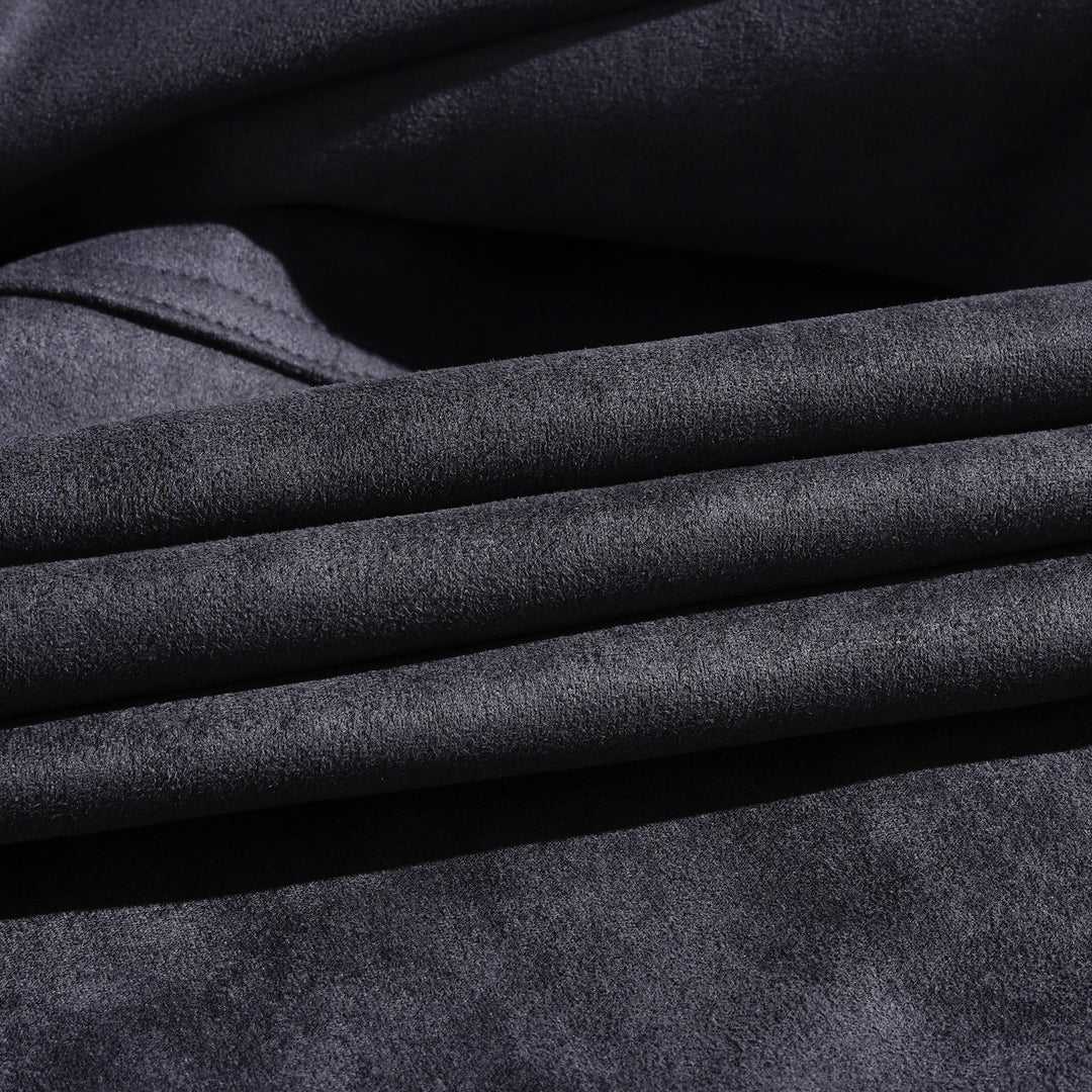 Men's casual jacket with stand-up collar and button placket 