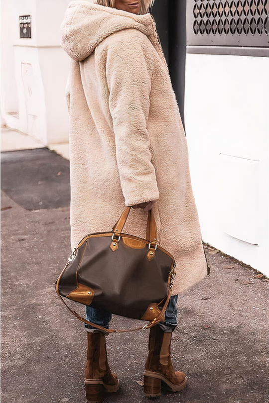 Women's Parka Coat with Trendy Cut