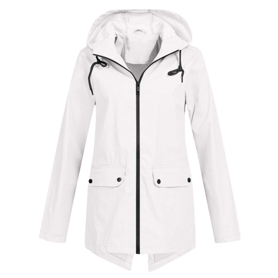Women's hooded jacket with a classic cut