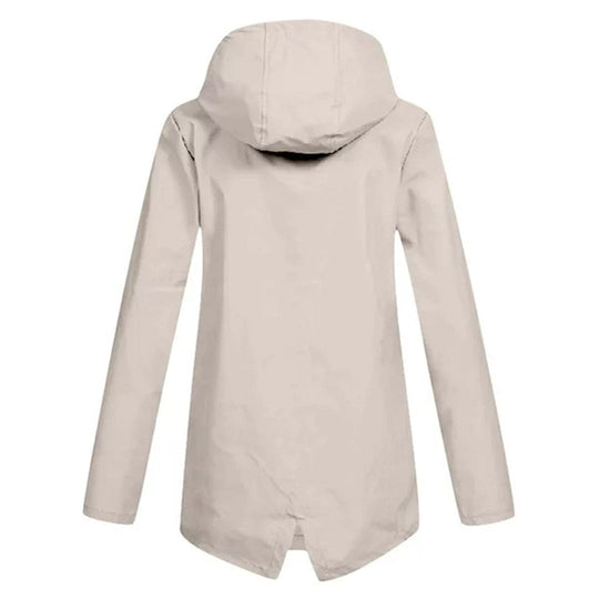 Women's hooded jacket with a classic cut