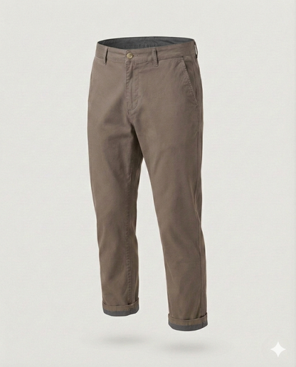Herren-Thermo-Chino mit bequemer Passform und Fleecefutter