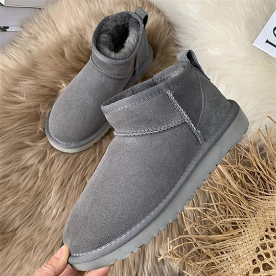 Women's winter boots with warm lining and non-slip sole