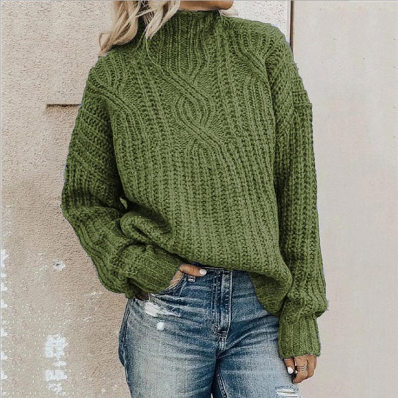 Women's Elegant Sweater with Classic Cut 