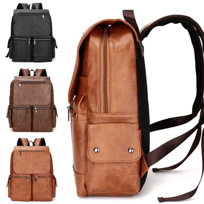 Rucksack mit Überschlagklappe und Schnallenverschluss