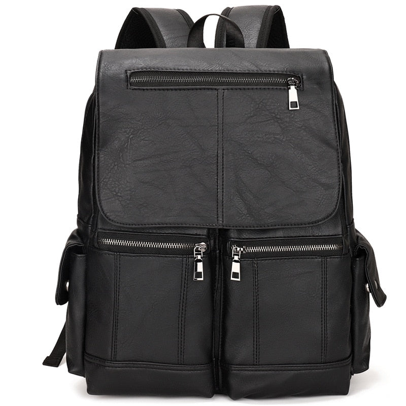 Rucksack mit Überschlagklappe und Schnallenverschluss