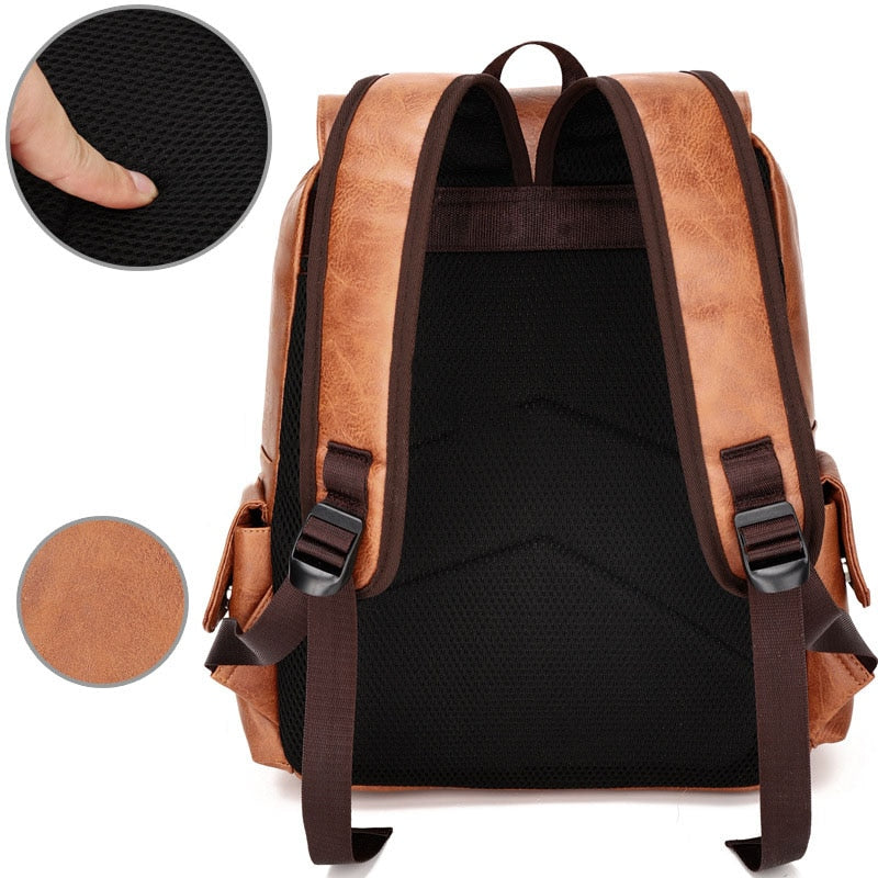 Rucksack mit Überschlagklappe und Schnallenverschluss