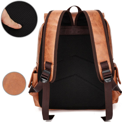 Rucksack mit Überschlagklappe und Schnallenverschluss