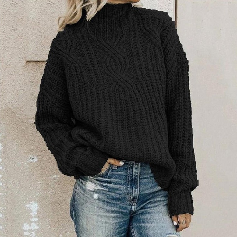 Women's Elegant Sweater with Classic Cut 