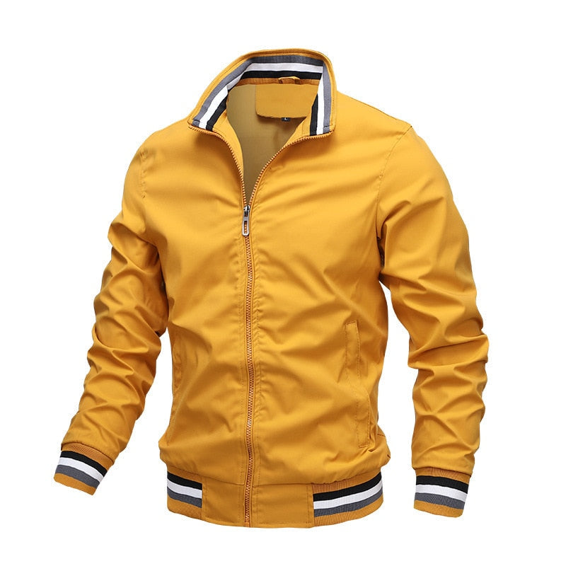 Men's transitional bomber-style jacket