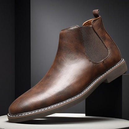 Herren Chelsea Boots Mit Elastischen Seiteneinsätzen