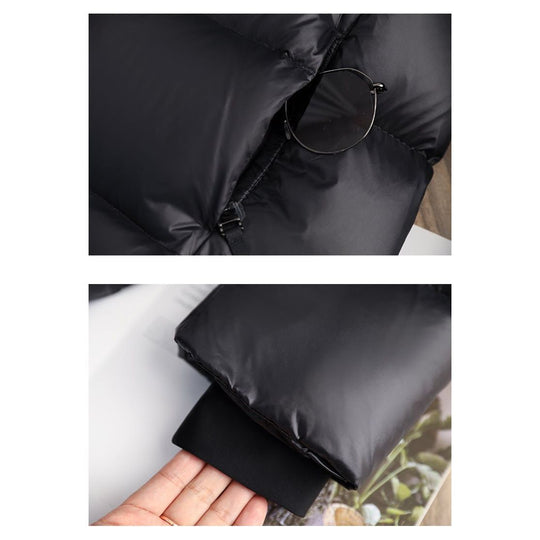 Women's Down Winter Jacket with Classic Design