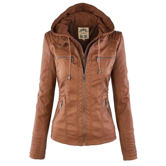 Women's hooded jacket in a weatherproof design 