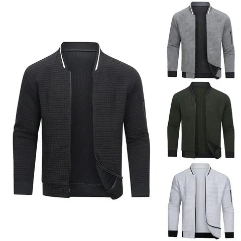 Men's Zip-Up Long Sleeve Pullover