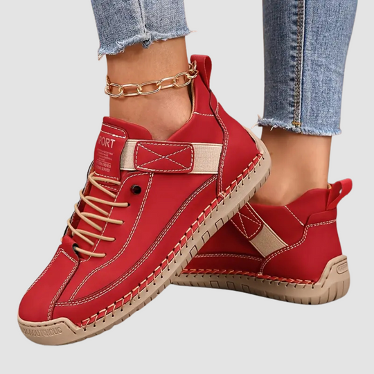Women's Sneakers with Elastic Inserts and Modern Style