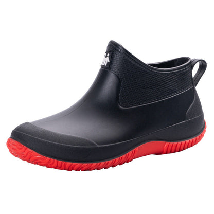 Vorderansicht der wasserdichten Herren-Kurzschaftstiefel