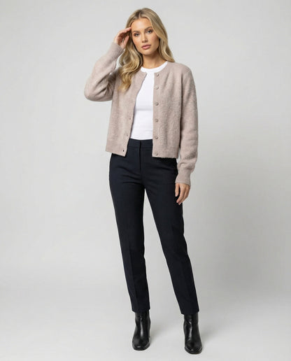 Weicher Kaschmir-Cardigan für stilvolle Herbstlooks