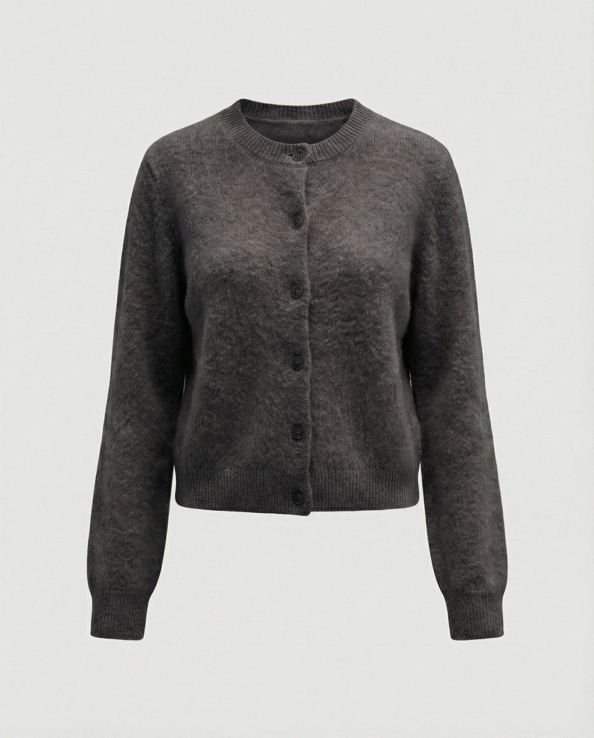 Damen Strickcardigan Aus Weichem Gebürstetem Kaschmir