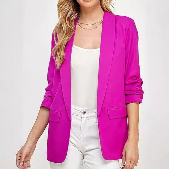 Women's Open Blazer with Tailored Cut