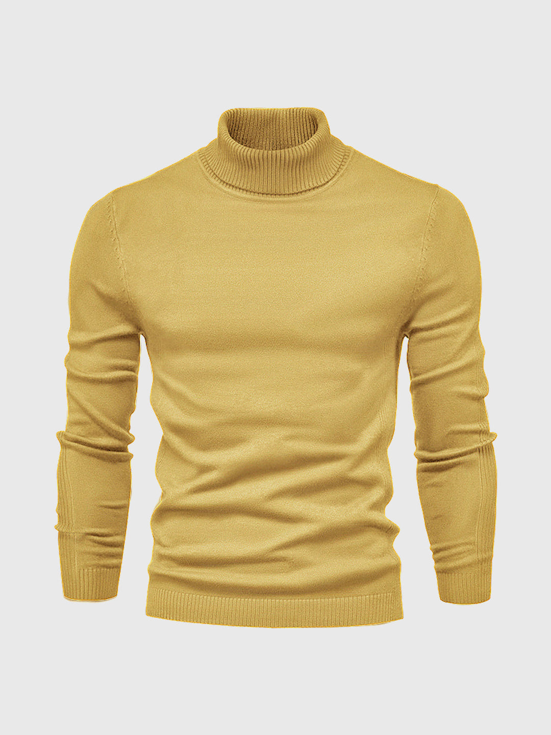 Men's roll-neck sweater with a timeless design
