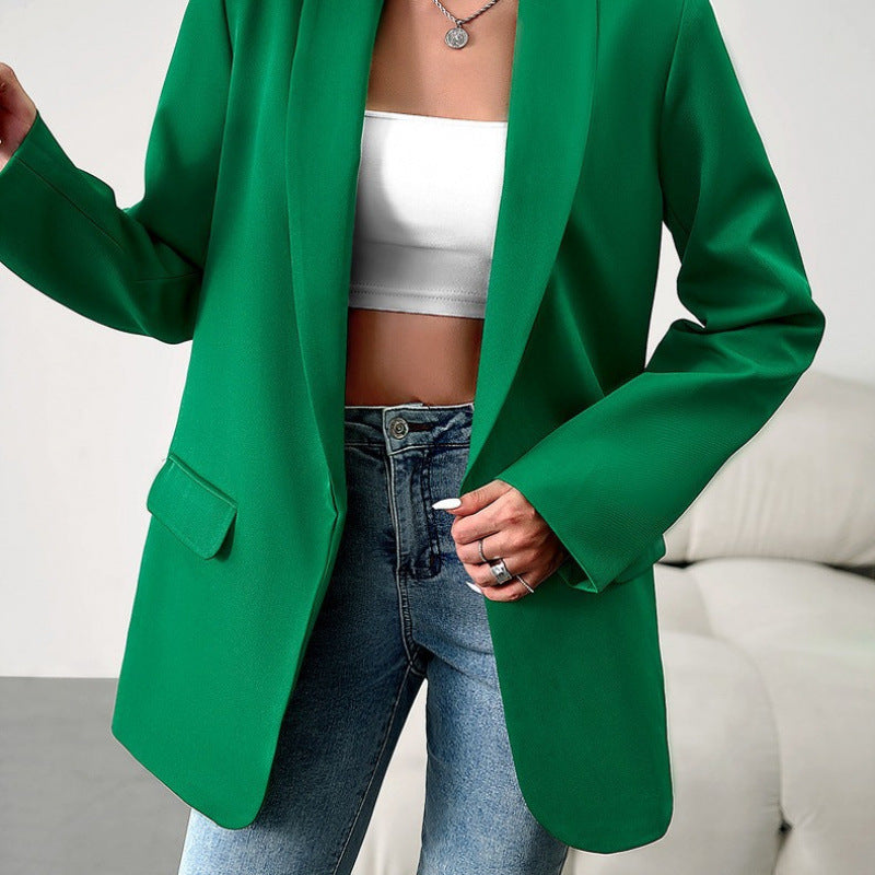 Women's Open Blazer with Tailored Cut