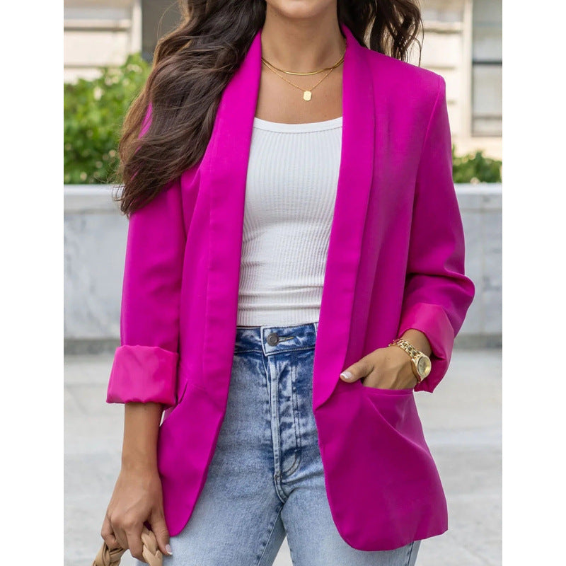 Women's Open Blazer with Tailored Cut