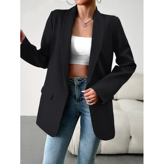 Women's Open Blazer with Tailored Cut