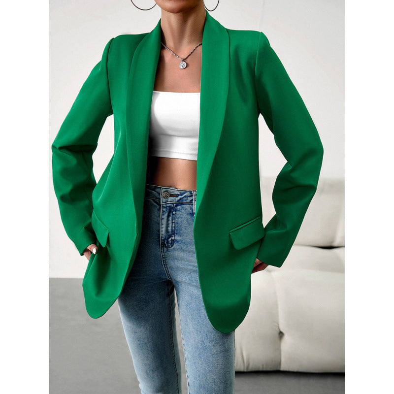 Women's Open Blazer with Tailored Cut