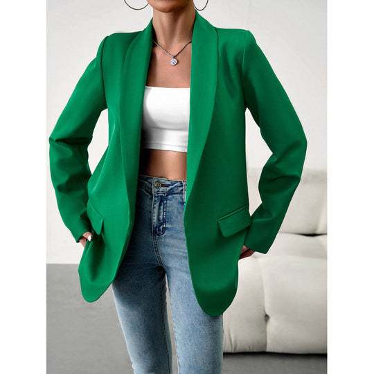 Women's Open Blazer with Tailored Cut