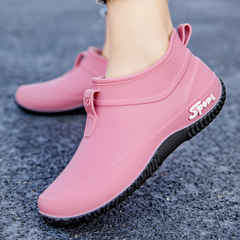 Damen-Gummistiefel mit hohem Schaft und sicherem Profil