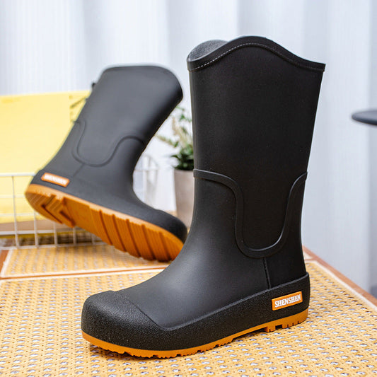 Wasserdichte Damen-Gummistiefel mit griffiger Profilsohle
