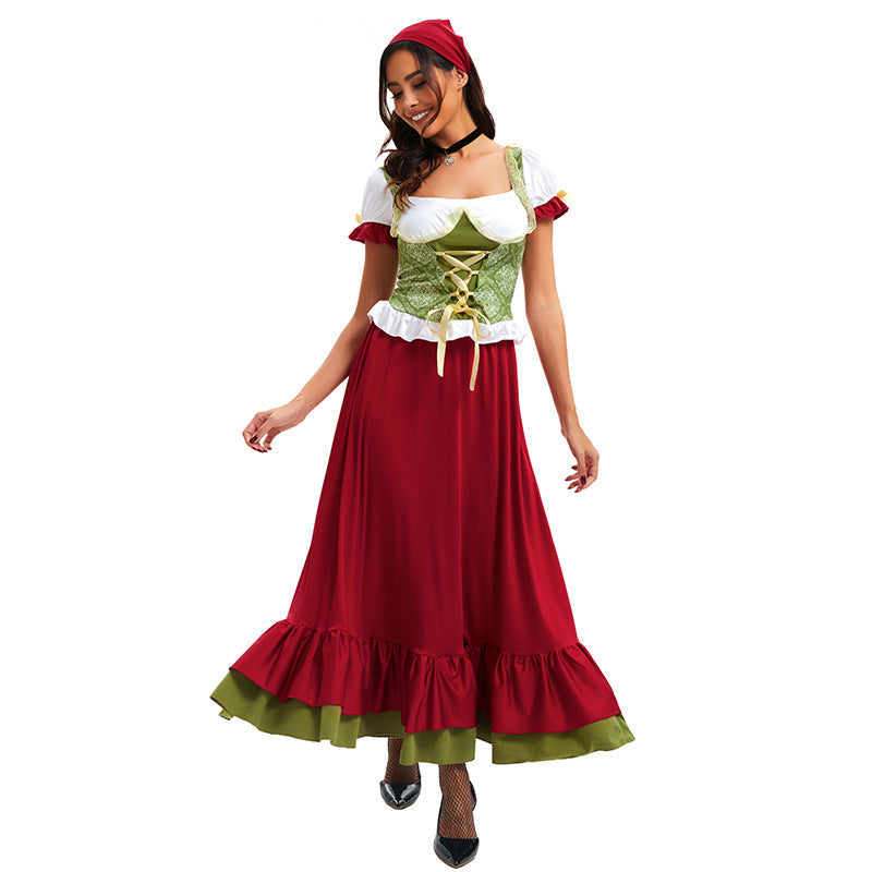 Damen-Trachtenkleid mit aufwendig gestaltetem Corsagenmieder
