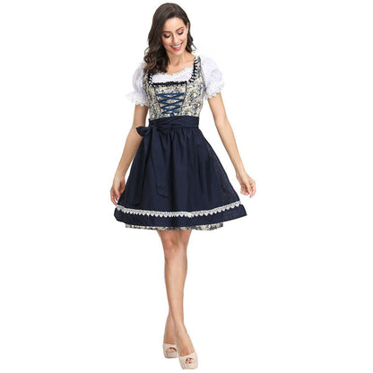Damenkleid im Dirndl-Stil mit abnehmbarer Schürze