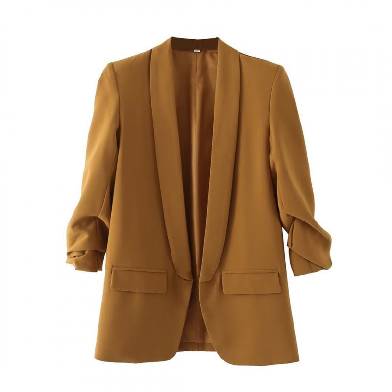 Women's Open Blazer with Tailored Cut