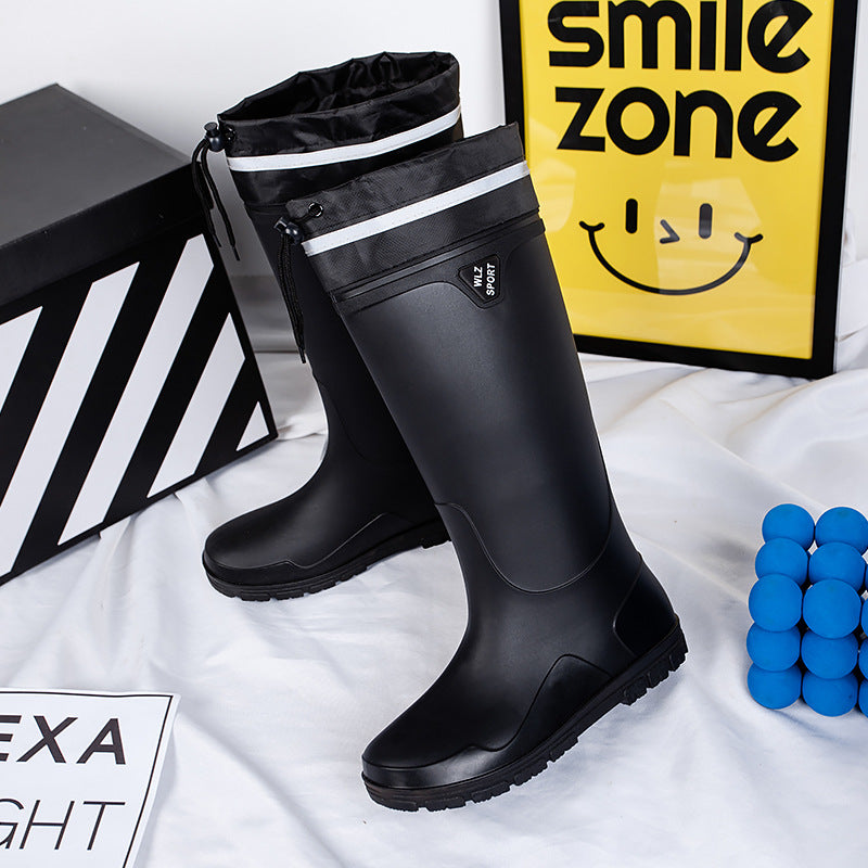 Robuste Gummistiefel mit Profilsohle für Outdoor-Aktivitäten