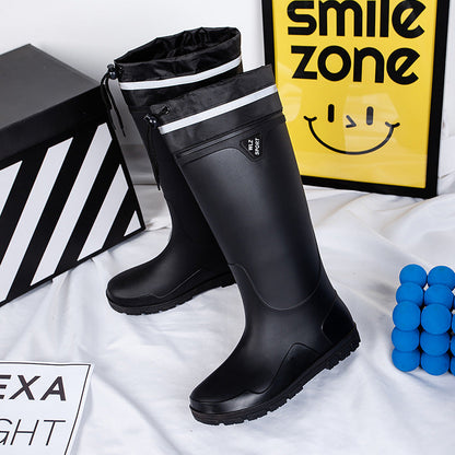 Robuste Gummistiefel mit Profilsohle für Outdoor-Aktivitäten
