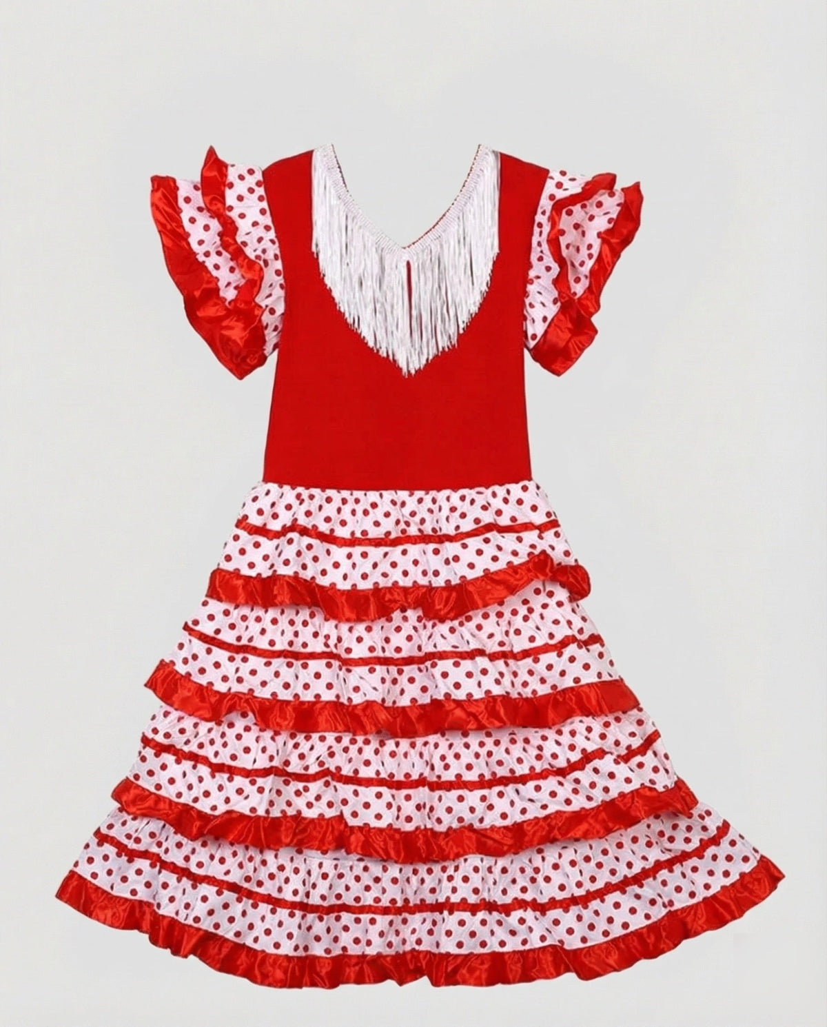 Elegantes Flamenco-Kleid für Tanzauftritte und Bühnenlooks