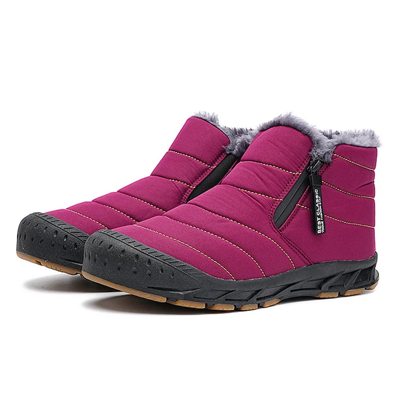 Unisex Winter Boots Waterproof with Insulated Design 