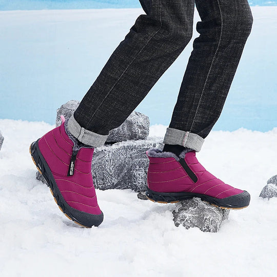 Unisex Winter Boots Waterproof with Insulated Design 