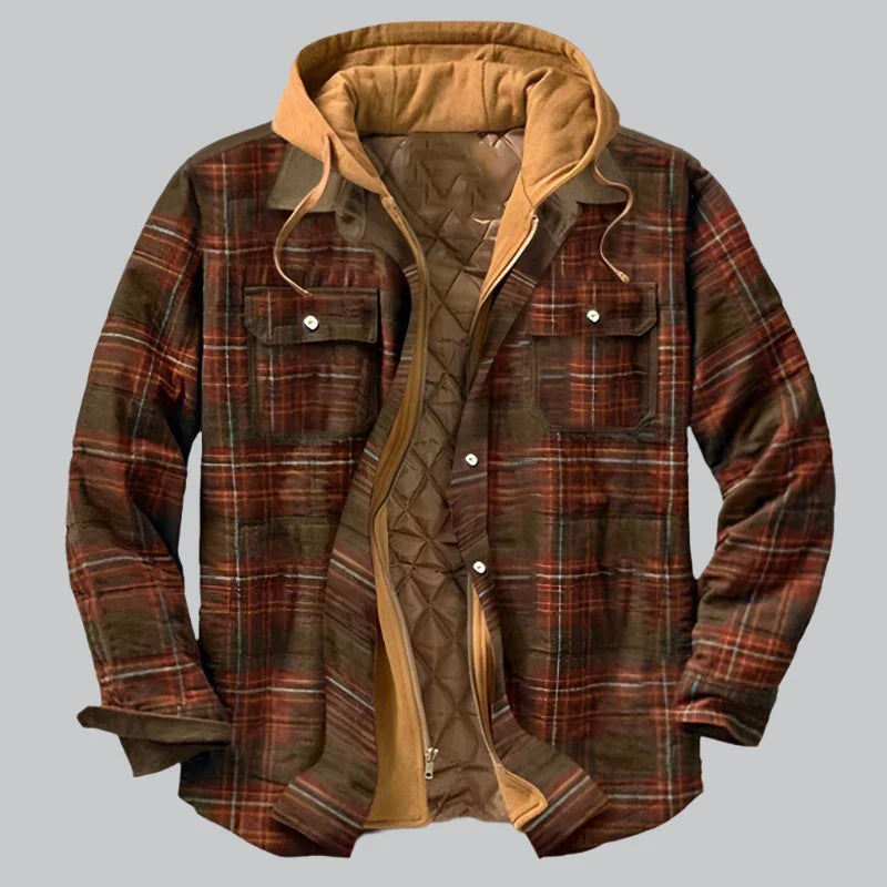 Men's lumberjack jacket with fleece lining