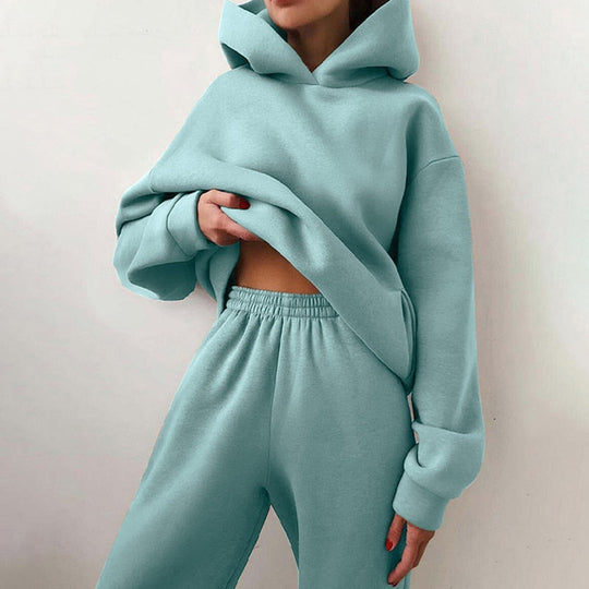 Women's Jogging Set with Pullover and Pants