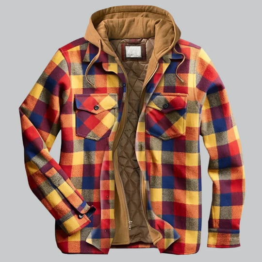 Men's lumberjack jacket with fleece lining