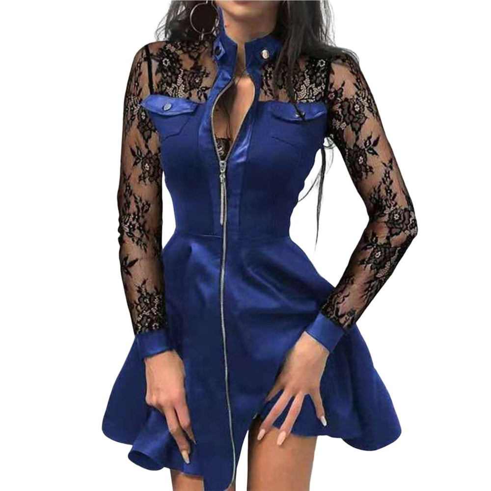 Women's Gothic Dress with Zipper 