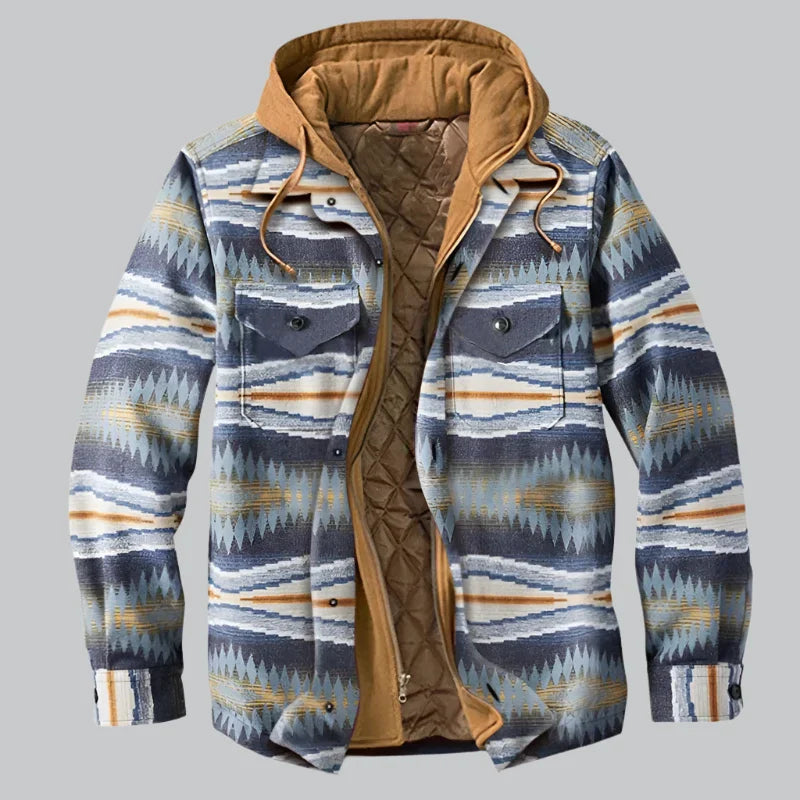 Men's lumberjack jacket with fleece lining