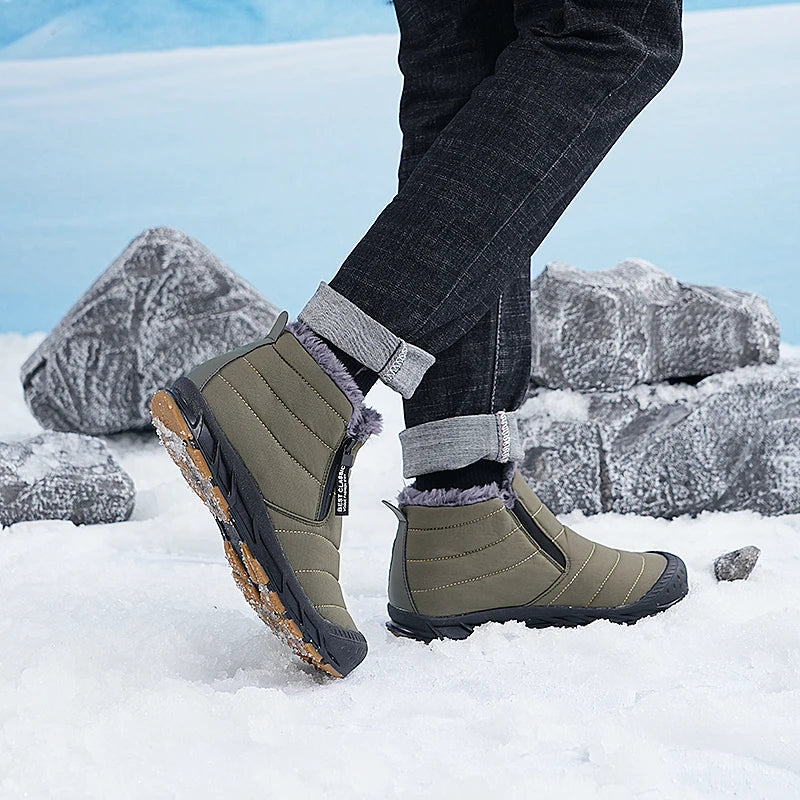 Unisex Winter Boots Waterproof with Insulated Design 